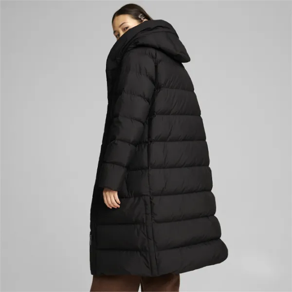Scurtă pentru femei Puma Long Down Coat Toamnă - Iarnă / Black photo 2