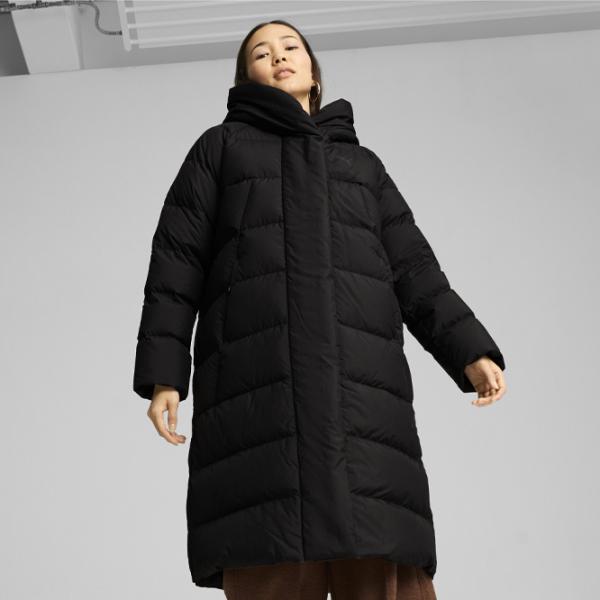 Scurtă pentru femei Puma Long Down Coat Toamnă - Iarnă / Black photo 3