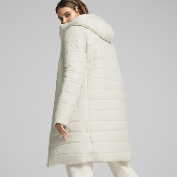 Scurtă pentru femei Puma Ess Hooded Padded Coat Toamnă - Iarnă / White photo 4