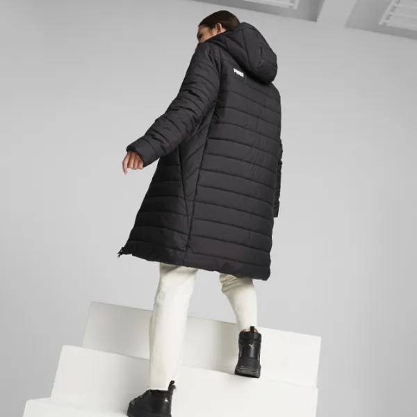 Scurtă pentru femei Puma Ess Hooded Padded Coat Toamnă - Iarnă / Black photo 4