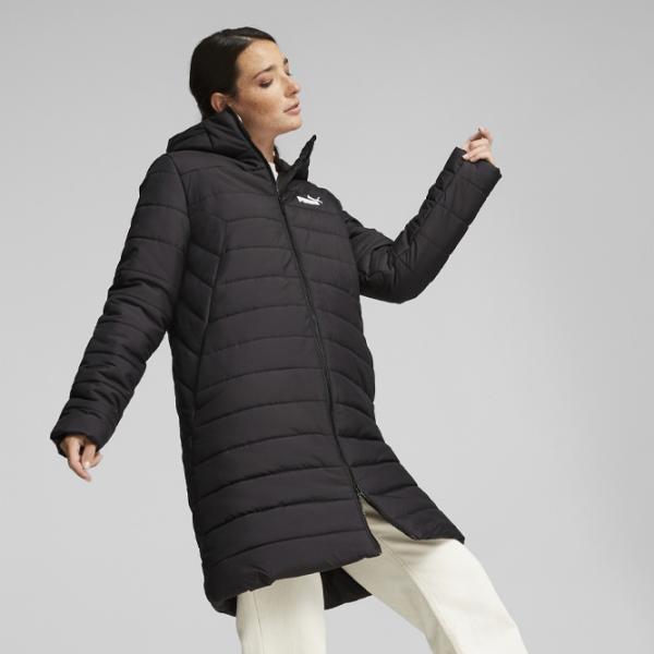 Scurtă pentru femei Puma Ess Hooded Padded Coat Toamnă - Iarnă / Black photo 3