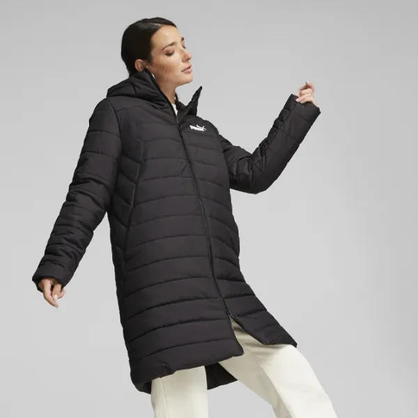 Scurtă pentru femei Puma Ess Hooded Padded Coat Toamnă - Iarnă / Black photo 3 Scurtă pentru femei Puma Ess Hooded Padded Coat Toamnă - Iarnă / Black photo 3