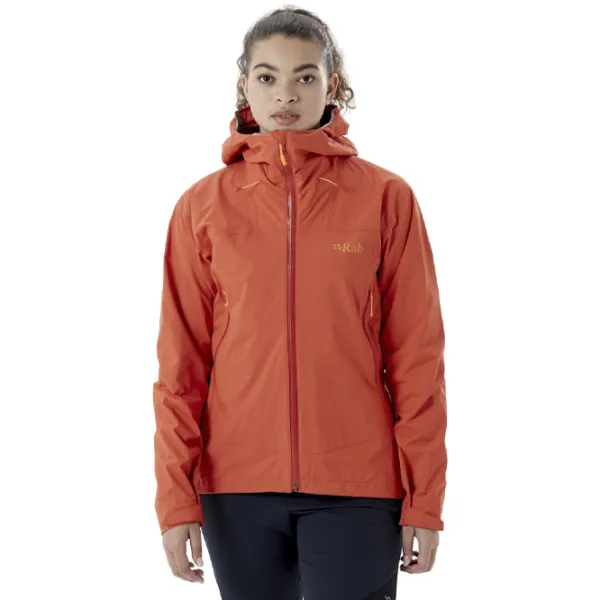 Ветровка для женщин Rab Downpour Plus 2.0 Демисезон / Грейпфрут photo 3