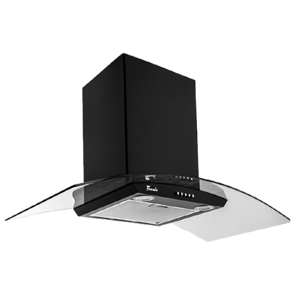 Hotă Tornado Eva 1200 Șemineu/ Black/ Gray photo 1