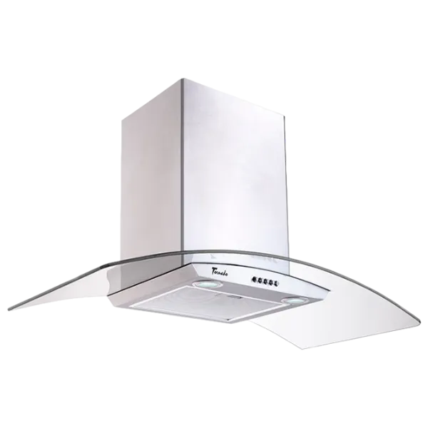 Hotă Tornado Eva 1200 Șemineu/ Inox/ Gray photo 1