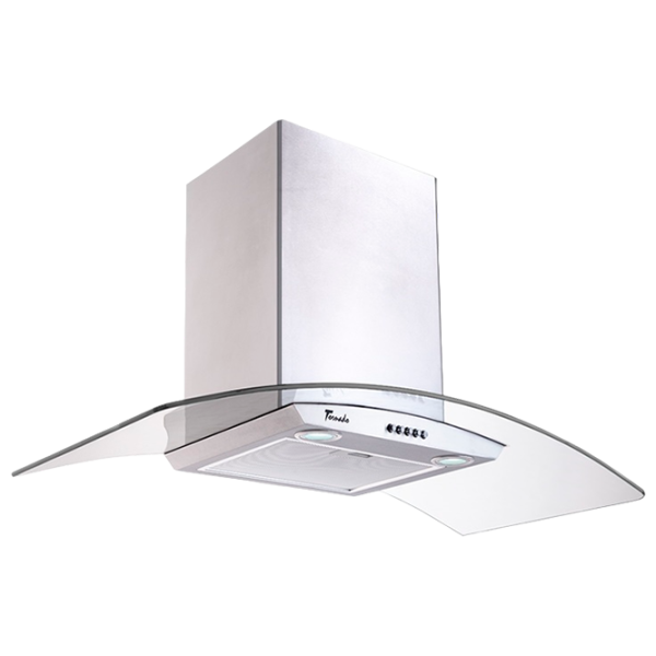 Hotă Tornado Eva 1200 Șemineu/ Inox/ Gray photo 1