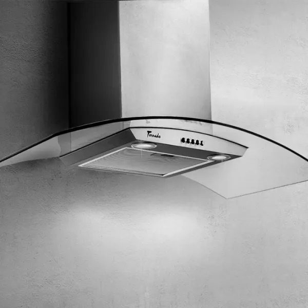 Hotă Tornado Eva 1200 Șemineu/ Inox/ Gray photo 3
