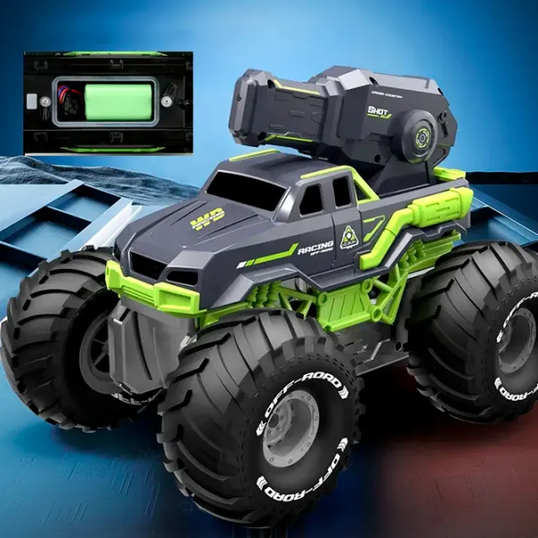 Mașină Lead Honor Amphibious Water Cannon Truck LH-C072  / 2.4 GHz / Black Green photo 5