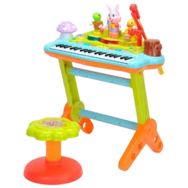 Pian pentru copii Hola Toys 669 37 clape Multicolor photo 1