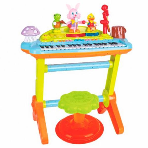 Pian pentru copii Hola Toys 669 37 clape Multicolor photo 2