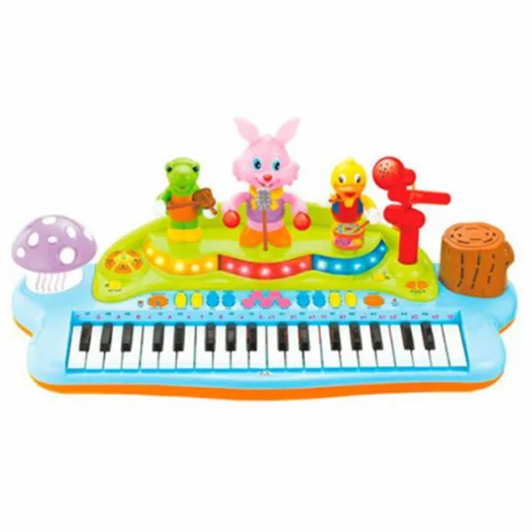 Pian pentru copii Hola Toys 669 37 clape Multicolor photo 5