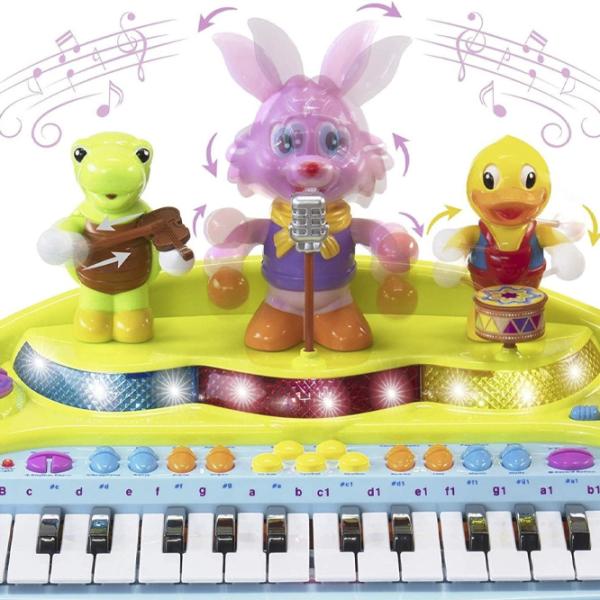 Pian pentru copii Hola Toys 669 37 clape Multicolor photo 7
