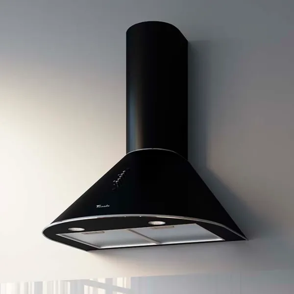 Hotă Tornado Viola 750 Șemineu/ Black/ Inox photo 2