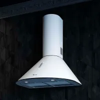 Hotă Tornado Viola 750 Șemineu/ White/ Inox photo 4