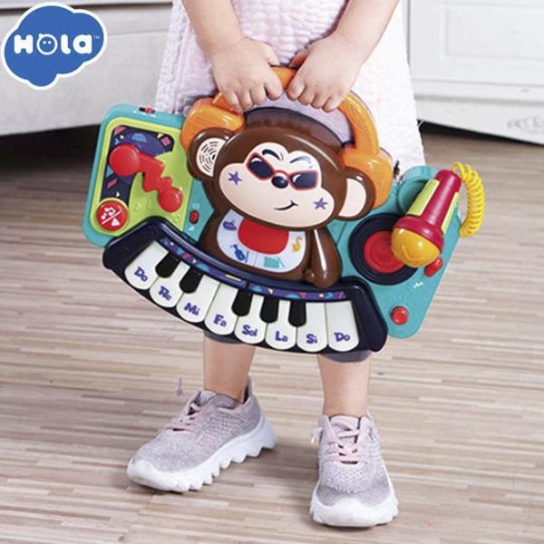 Pian pentru copii Hola Toys 3137 13 clape / Multicolor photo 3