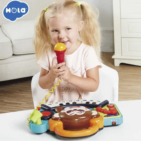 Pian pentru copii Hola Toys 3137 13 clape / Multicolor photo 4