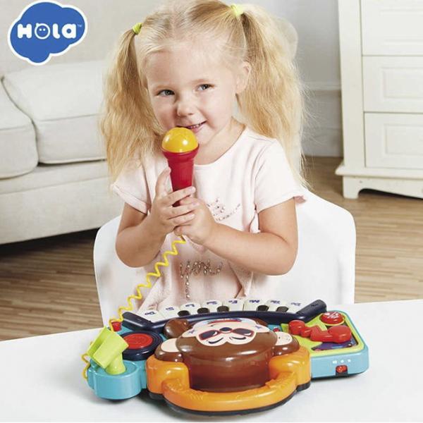 Pian pentru copii Hola Toys 3137 13 clape / Multicolor photo 4