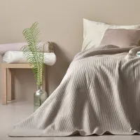 Покрывало Mobicasa ADINA  Акрил / Бежевый