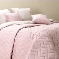 Cuvertură Mobicasa LUXE IZZI  Poliester / Powder pink
