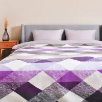 Покрывало Mobicasa KASSANDRA  Хлопок / Сиреневый