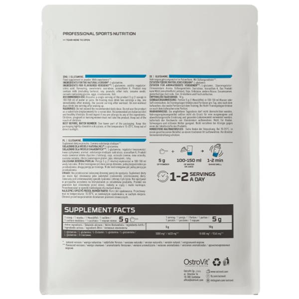 Aminoacizi Osrovit Glutamine (5902232610246) 500 g  photo 3 Aminoacizi Osrovit Glutamine (5902232610246) 500 g  photo 3