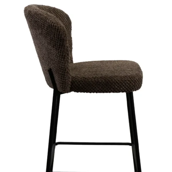 Scaun de bar Deco Escada Catifea / Metal / Brown photo 3 Scaun de bar Deco Escada Catifea / Metal / Brown photo 3