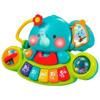 Pian pentru copii Hola Toys HT3135 5 clape / Multicolor