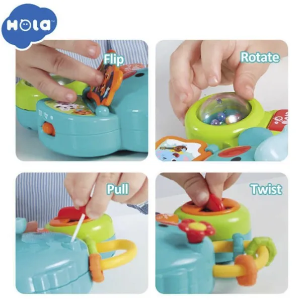 Pian pentru copii Hola Toys HT3135 5 clape / Multicolor photo 3