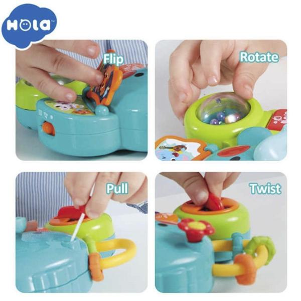 Pian pentru copii Hola Toys HT3135 5 clape / Multicolor photo 3