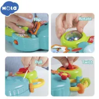 Pian pentru copii Hola Toys HT3135 5 clape / Multicolor photo 3