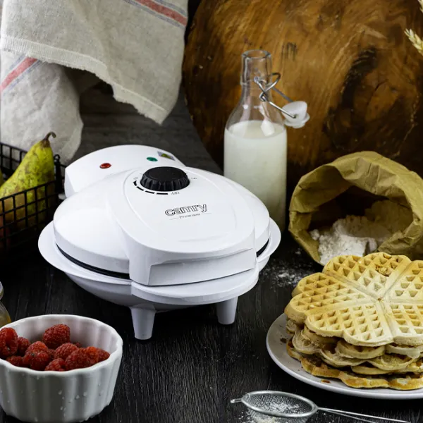 Aparat vafe Camry CR-3022 1000 W / White photo 7