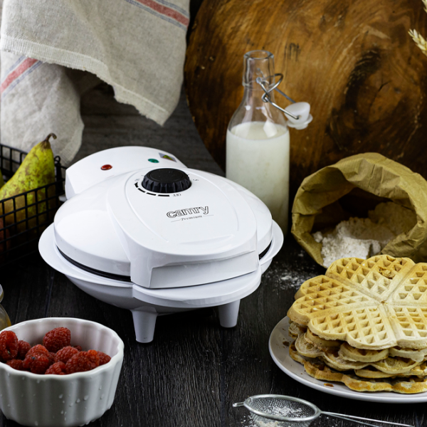 Aparat vafe Camry CR-3022 1000 W / White photo 7