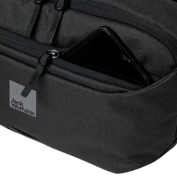 Geanta de talie Jack Wolfskin Mainkai Crossbody  / Gray Phantom / 6 l photo 4 Geanta de talie Jack Wolfskin Mainkai Crossbody  / Gray Phantom / 6 l photo 4