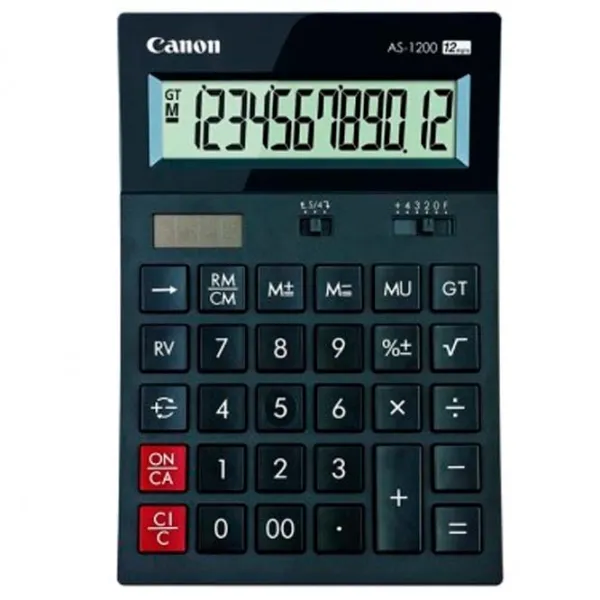Calculatoare de birou Canon AS-1200 Pentru contabilitate /  photo 1 Calculatoare de birou Canon AS-1200 Pentru contabilitate /  photo 1