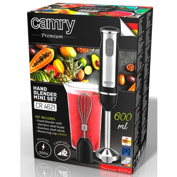 Blender de mână Camry CR-4621 600 W / Black photo 6