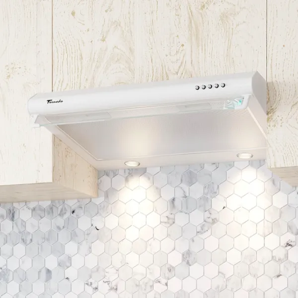 Hotă Tornado Bona 20 Plată/ White/ Inox photo 3