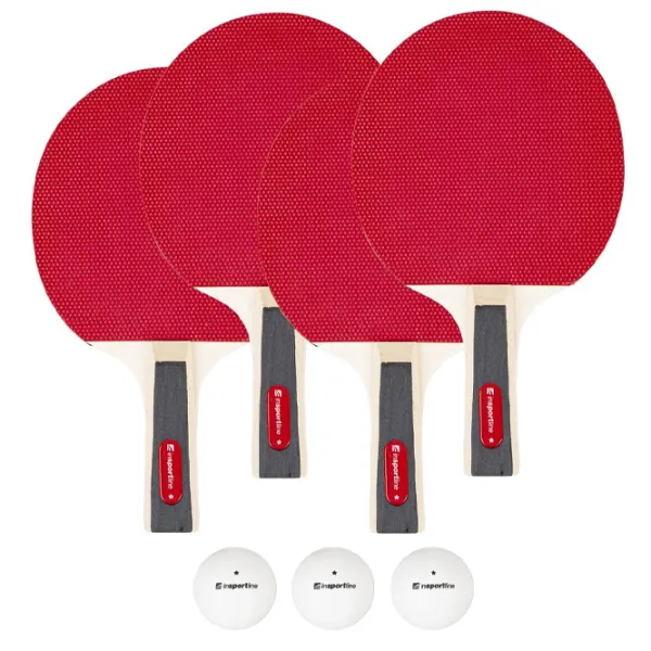 Набор палитр Insportline IN21552  Для настольного тенниса / Прямая / Резина  photo 1 Набор палитр Insportline IN21552  Для настольного тенниса / Прямая / Резина  photo 1