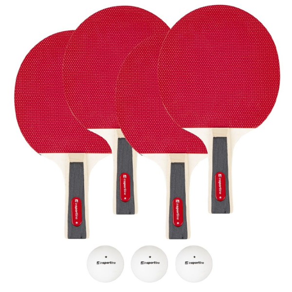 Набор палитр Insportline IN21552  Для настольного тенниса / Прямая / Резина  photo 1 Набор палитр Insportline IN21552  Для настольного тенниса / Прямая / Резина  photo 1