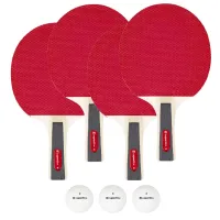 Набор палитр Insportline IN21552  Для настольного тенниса / Прямая / Резина 