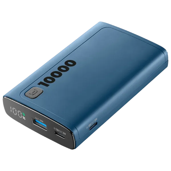 Power Bank Cellularline PBDISPL01PD10000B 10000 мАч/ Синий photo 1 Power Bank Cellularline PBDISPL01PD10000B 10000 мАч/ Синий photo 1
