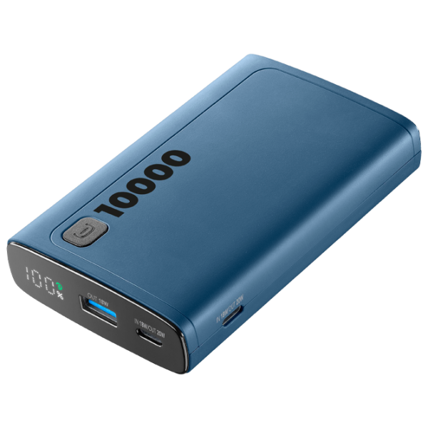 Power Bank Cellularline PBDISPL01PD10000B 10000 мАч/ Синий photo 1 Power Bank Cellularline PBDISPL01PD10000B 10000 мАч/ Синий photo 1