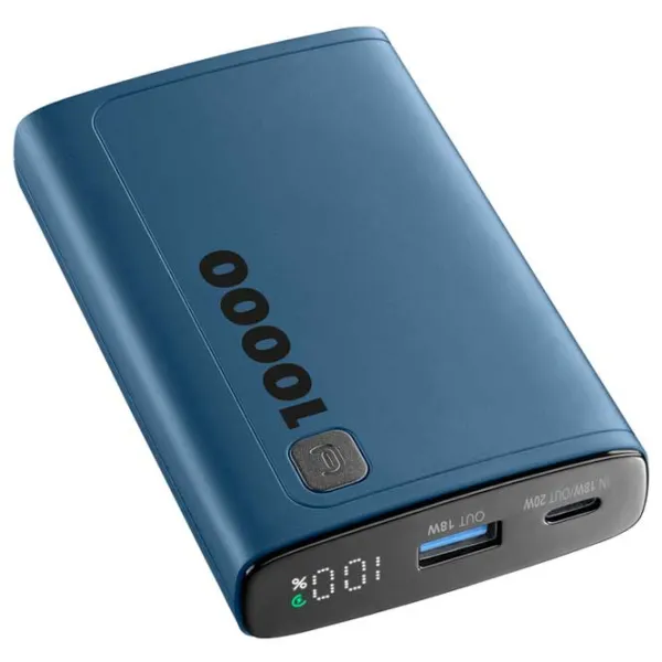Power Bank Cellularline PBDISPL01PD10000B 10000 мАч/ Синий photo 3 Power Bank Cellularline PBDISPL01PD10000B 10000 мАч/ Синий photo 3