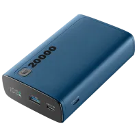 Power Bank Cellularline PBDISPL01PD20000B 20000 mAh/ Blue