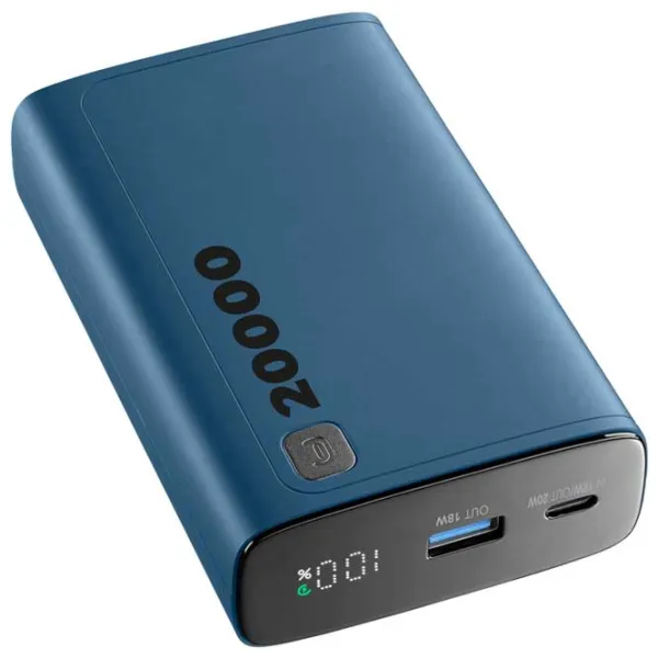 Power Bank Cellularline PBDISPL01PD20000B 20000 mAh/ Blue photo 3 Power Bank Cellularline PBDISPL01PD20000B 20000 mAh/ Blue photo 3