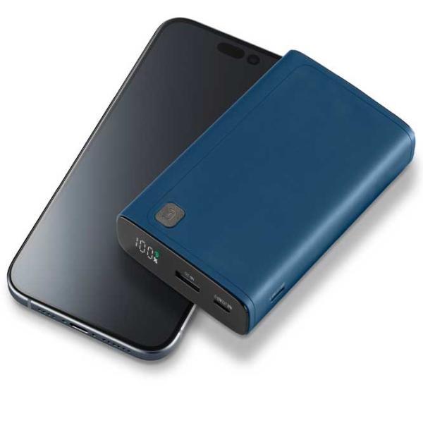 Power Bank Cellularline PBDISPL01PD20000B 20000 mAh/ Blue photo 4 Power Bank Cellularline PBDISPL01PD20000B 20000 mAh/ Blue photo 4
