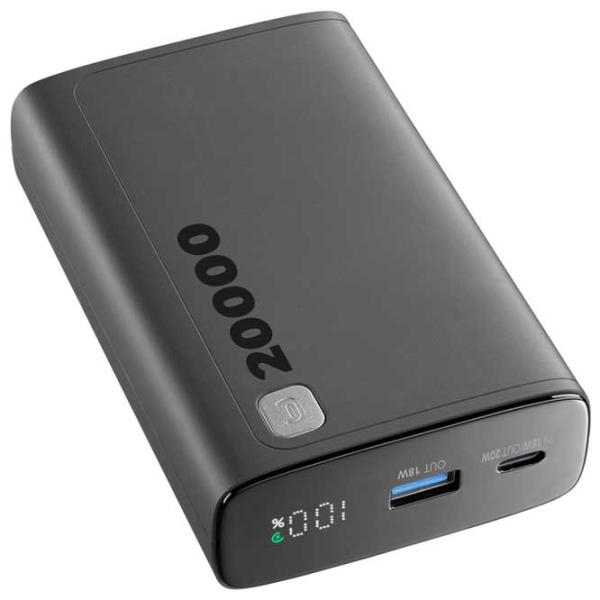 Power Bank Cellularline PBDISPL01PD20000K 20000 mAh/ Black photo 2 Power Bank Cellularline PBDISPL01PD20000K 20000 mAh/ Black photo 2