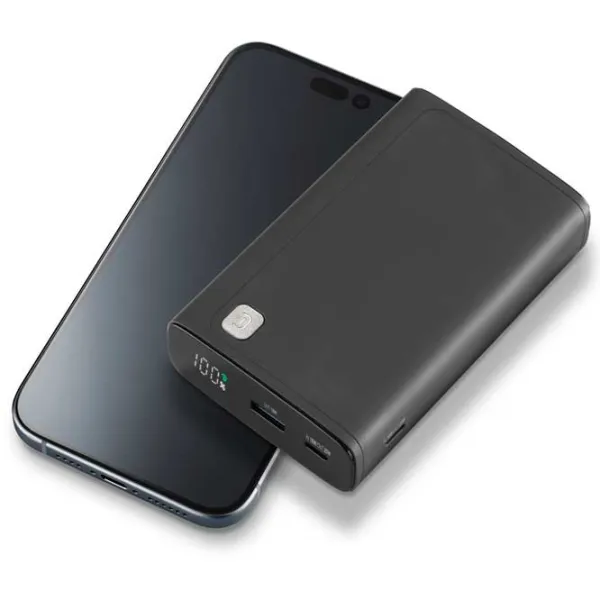 Power Bank Cellularline PBDISPL01PD20000K 20000 mAh/ Black photo 4 Power Bank Cellularline PBDISPL01PD20000K 20000 mAh/ Black photo 4