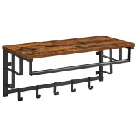 Вешалка Gotel M17 ДСП / Коричневый - Черный