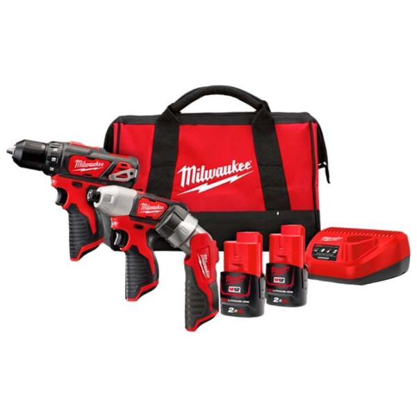 Набoр инструментов Milwaukee M12BPP3A-202B 12 В / 3 photo 1