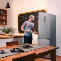 Frigider Gorenje NRK619CAXL4 cu congelator jos 304 l / 186 cm / Inox photo 5